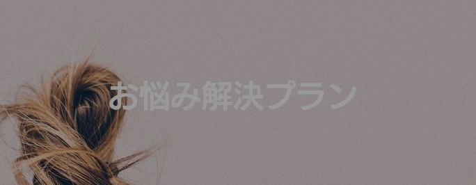 お悩み解決プラン
